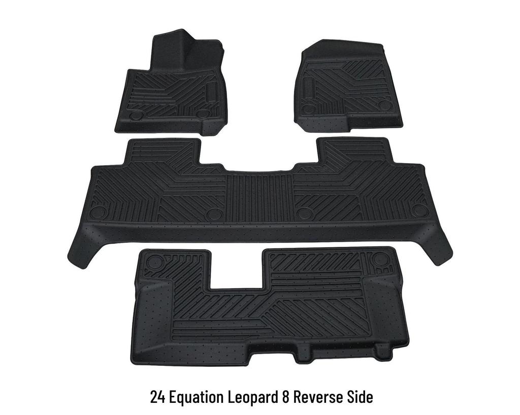 Leopard TPE Waterproof Non-Slip Car Floor Mats