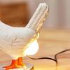 USB Charging Simulation Chicken LED Lamp Luminous Resin Chicken Lamp  Home Decor