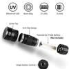 Mini Black Light Flashlight Waterproof UV Flashlight Ultraviolet Waterproof 21 LED Flashlights Detector for Pets Dog UrineStains