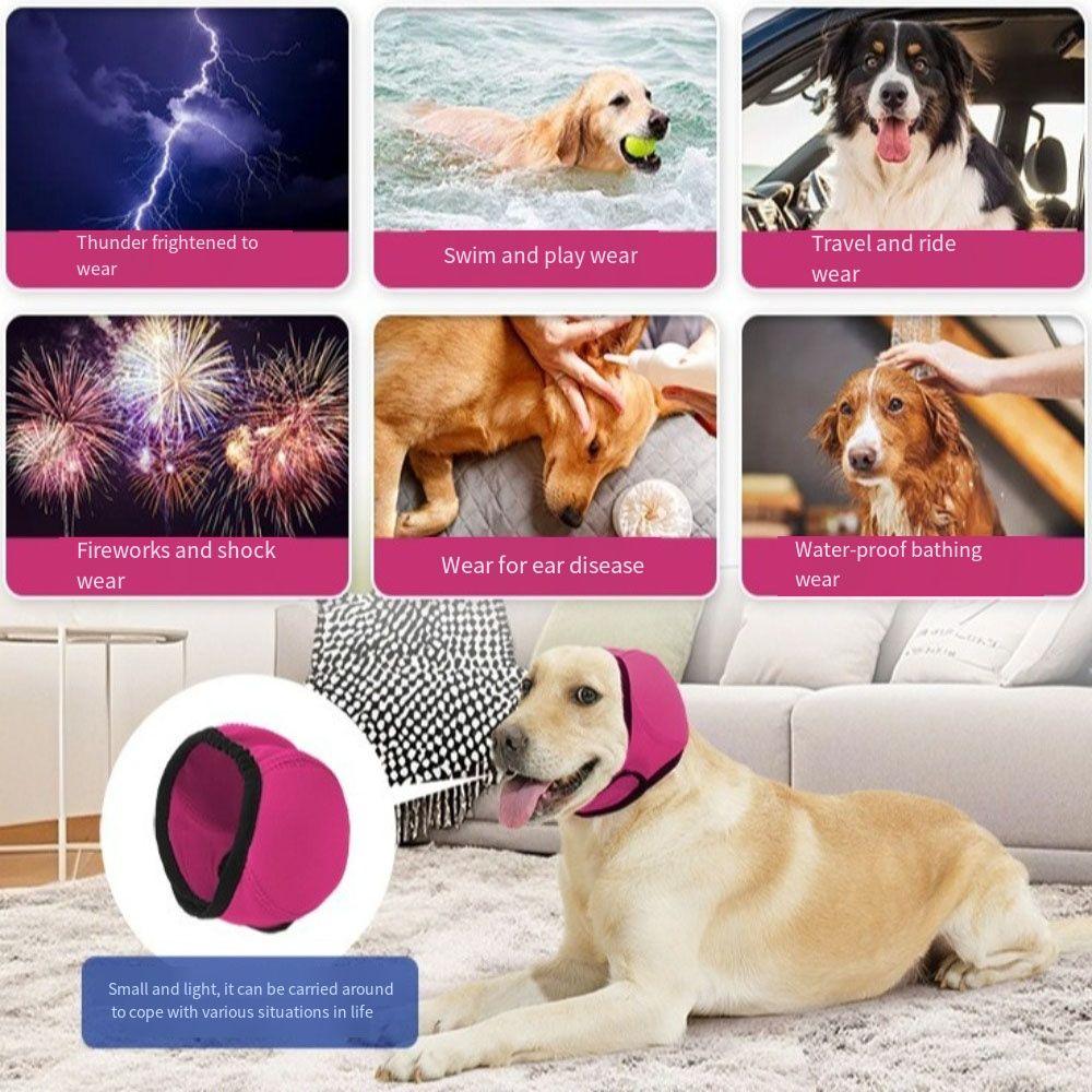 Hearing Protection Dog Ear Covers Anti-noise Pet Ear Muffs  Dog Emotional Soothing