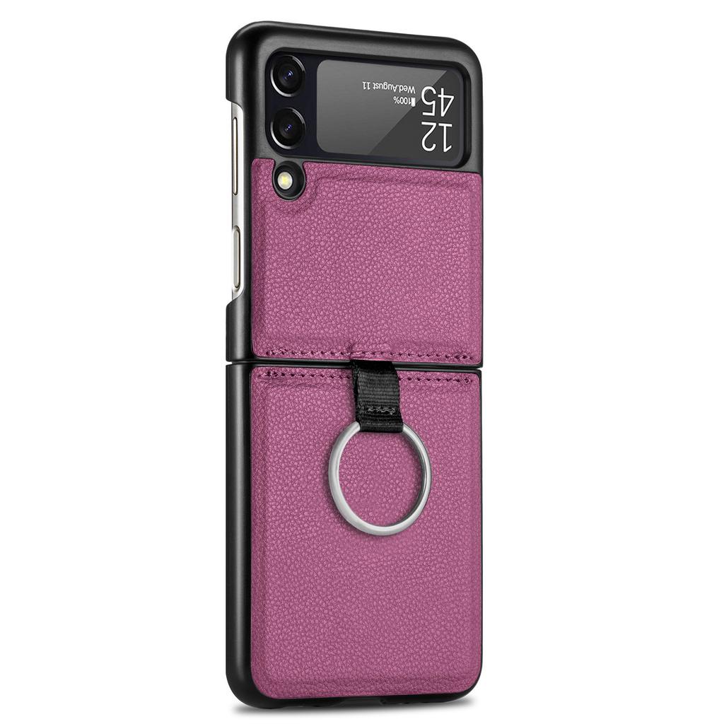 Hot-selling in Japan and South Korea, applicable to Samsung z flip 1/1 ring mobile phone case flip1 folding screen protective case
