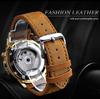 2025 New Forsining Chronograph Automatic Men Gift Watch Hollow Mechanical Wristwatch Genuine Leather Mens Tourbillon Watches