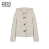 Teenie Weenie Women's Toggle Button Wool Blend Cape Coat