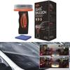 Glass Oil Film Remover With Towel Windshield Oil Film Coating Cleaning Paste 100g Scratch-Free Cleaning For Coating Preparation
