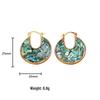 Luxury Natural Abalone Shell Earrings - Sophisticated, Stylish Ear Cuffs for Socialites