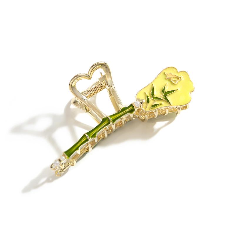 Charming Rose Hair Clip, Enchanting Tulip Hairpin, and Pastoral Wheat Ear Hair Accessories