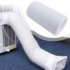 1pc 150CM/200CM Duct Extension Pipe Flexible Air Conditioner Exhaust Pipe Vent Hose Duct Outlet Exhaust Hose Accessories