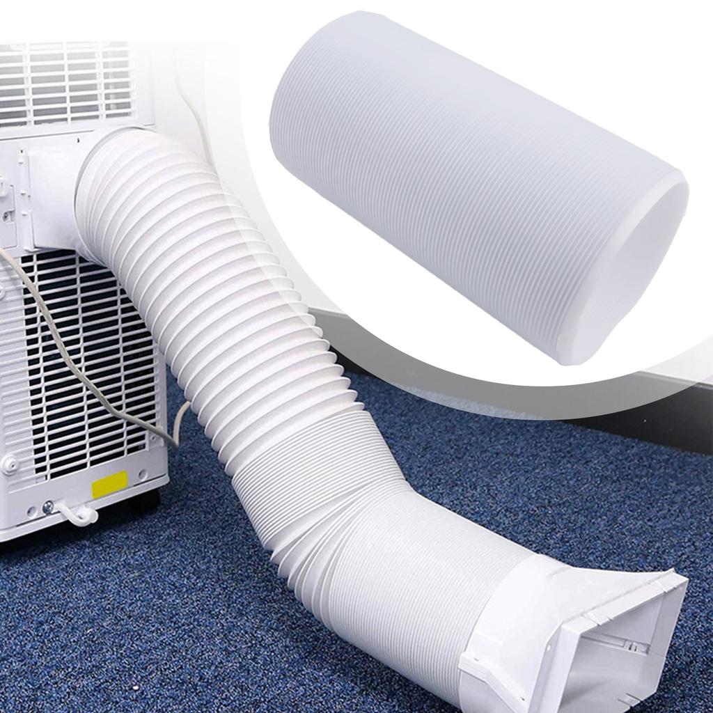 1pc 150CM/200CM Duct Extension Pipe Flexible Air Conditioner Exhaust Pipe Vent Hose Duct Outlet Exhaust Hose Accessories
