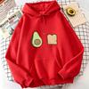 2026 Kawaii Avocado Love Print Hoodies Spring Autumn Winter Casual Hoodies Sweatshirts Men Women Pullovers with Pocket