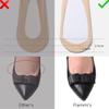 Women's Ultra-Thin No Show Low Cut Socks for Flats and Heels