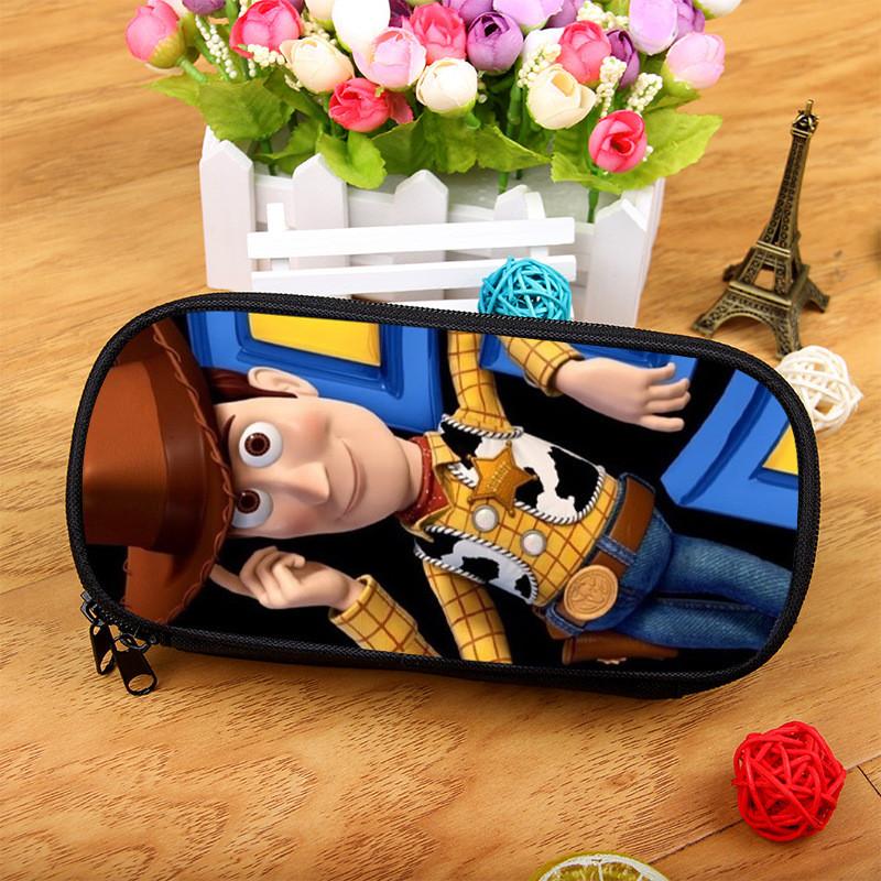 Toy Story Stor Kapacitet Nylon Pennskrin Med Flera Fack För Studenter Och Barn