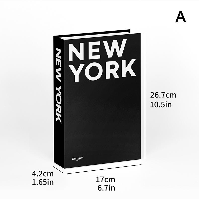 City Fake Books For Decoration Coffee Table Modern Home Decoration Books Simplicity Display Book Paris London  York