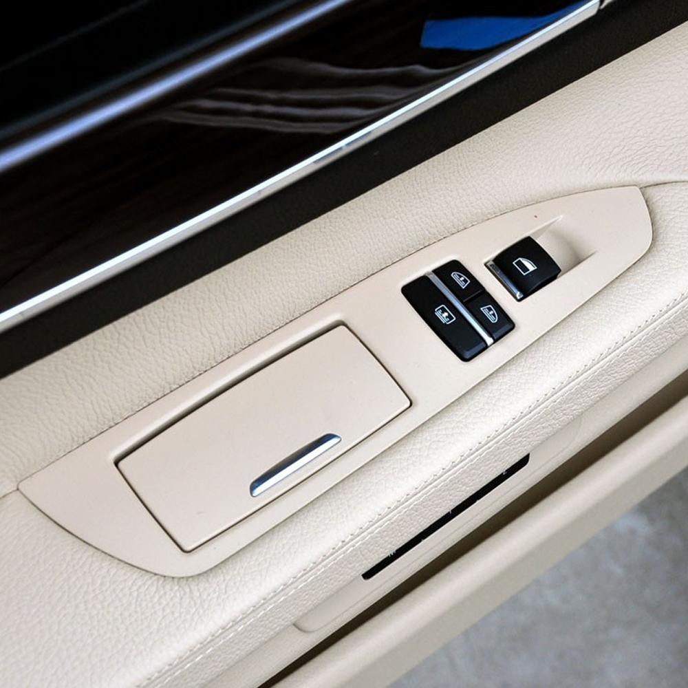 Black Beige Rear Door Armrest Window Switch Panel Ashtray Storage Case Assembly for BMW 7 Series F01 F02 730 735 740 745 750 760