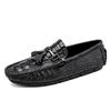 Men Casual Shoes Fashion Male Shoes Soft Men Tassel Loafers Leisure Moccasins Slip On Men's Driving Shoes Black Man Lazy Shoes