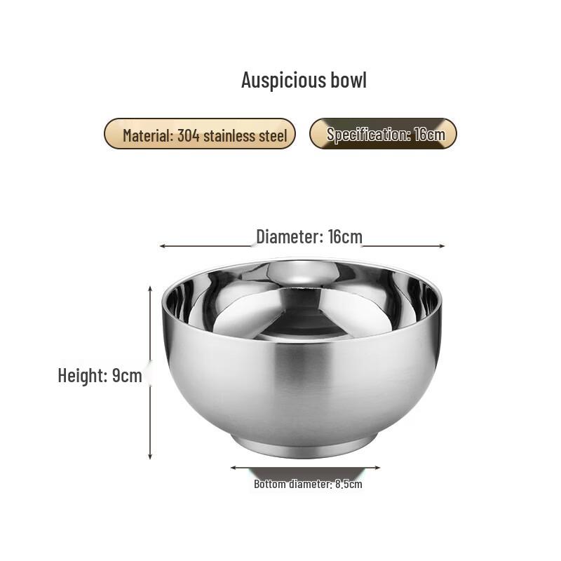 304 Stainless Steel Insulated Multipurpose Bowl