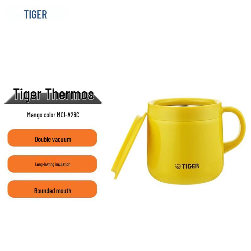 Tiger Double-Wall Stainless Steel Coffee Mug