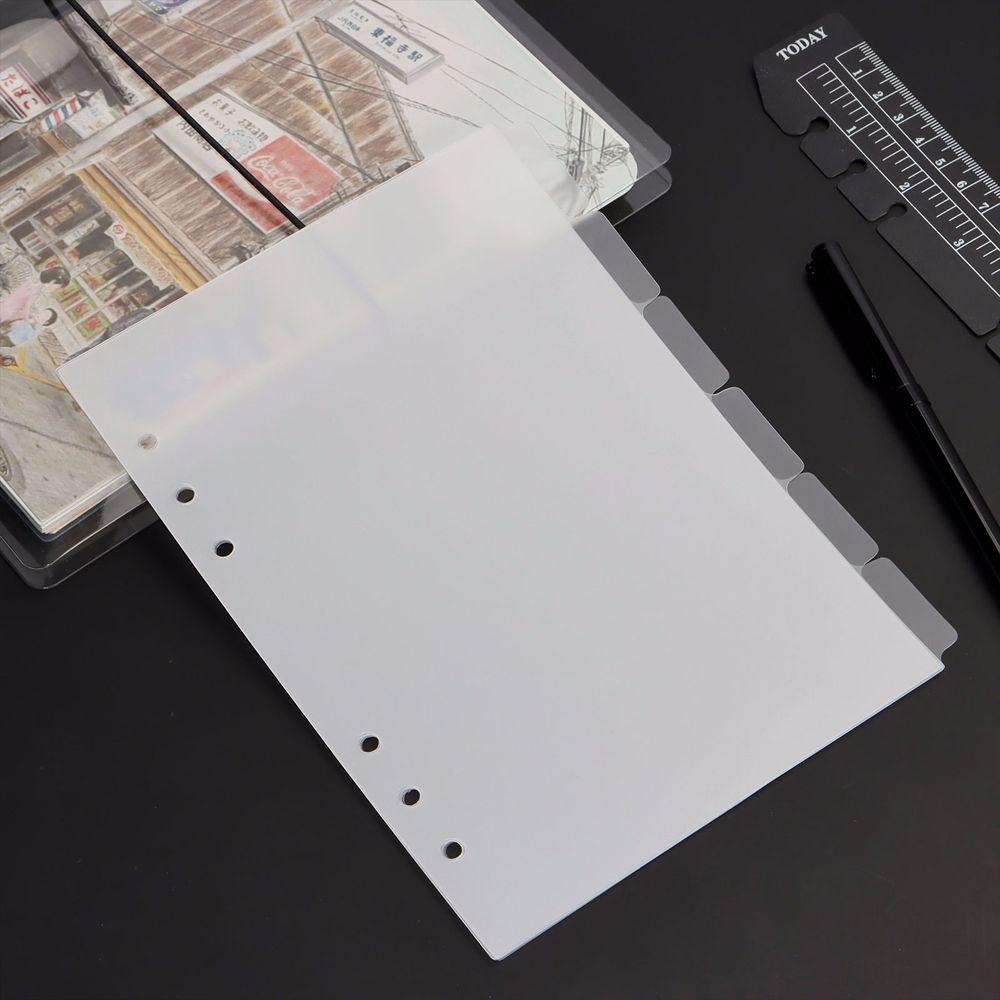 for A5/A6 Notebook Binder Index Dividers Binder Index Separator Diary Book Sticker Page Dividers