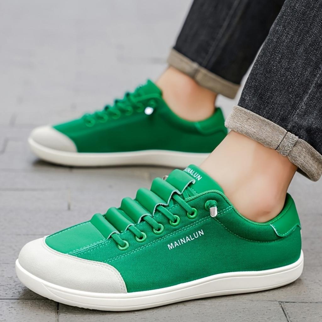Men's Wide Version Sports Shoes with Barefoot and Soothing Sole Design, Big Toe Shoes, Lightweight and Versatile for All Seasons, College Daily Use