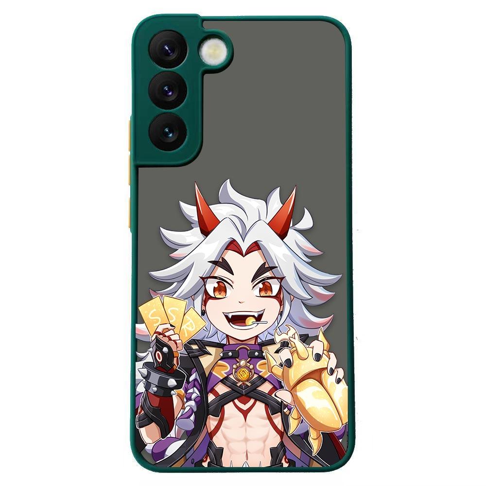 Genshin Impact Nydelig Jente Anime Støtsikkert Telefondeksel For Samsung Galaxy S22 Ultra S21 S20 FE S10 S9 S8 S10E Lite Plus 5G Deksel
