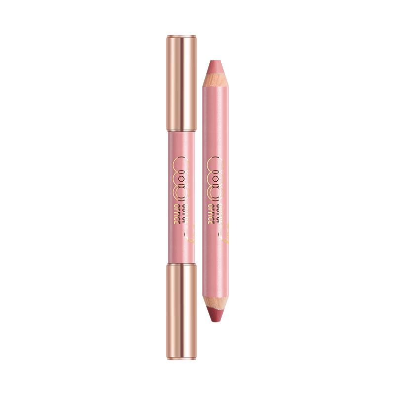 OUT OF OFFICE Heart Feather Dual-Ended Contour & Blush Pen
