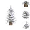 Elegant Snowy Christmas Tree for Home Decor