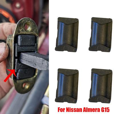 4 pçs cinta de verificação da porta do carro limitador kit reparo rolha para nissan almera g15 2012 2013 2014 2015 2016 2017 2018 2019 durável