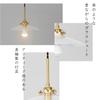 LED pendant ceiling light warm light, fixture, white, KMP-7174WH [Kobe Mother's Lamp]