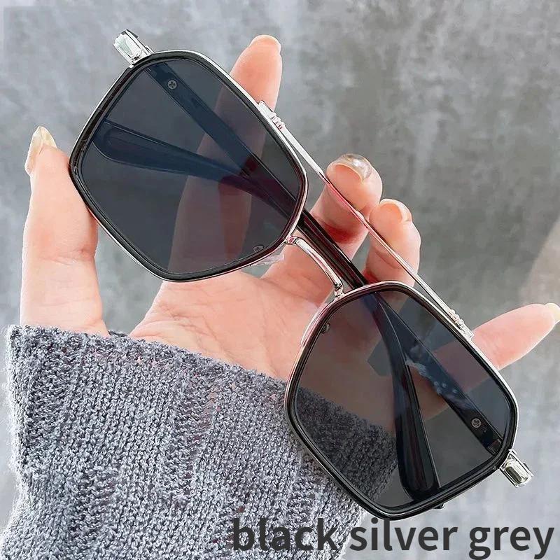 

Модные двухлучевые фотохромные очки для близорукости, винтажные очки с блокировкой синего света, женские и мужские солнцезащитные очки для близорукости -3.5