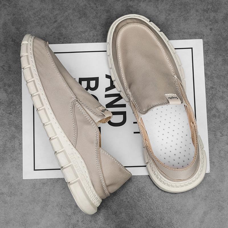 

Men s shoes 2025 spring new 2025 cloth shoes one-pedal casual shoes fashionable men s sports shoes 44