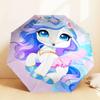1pc Unicorn Fantasy Pattern Umbrella Design Automatic Opening and Closing Umbrella, High-quality Travel Umbrella,  C1128168