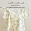 Newborn Infant Hooded Cotton Gauze Bath Towel & Swaddle Blanket