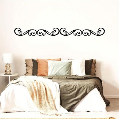 Geschmiedete Metall-Wanddekoration Schriftrolle Vintage-Design