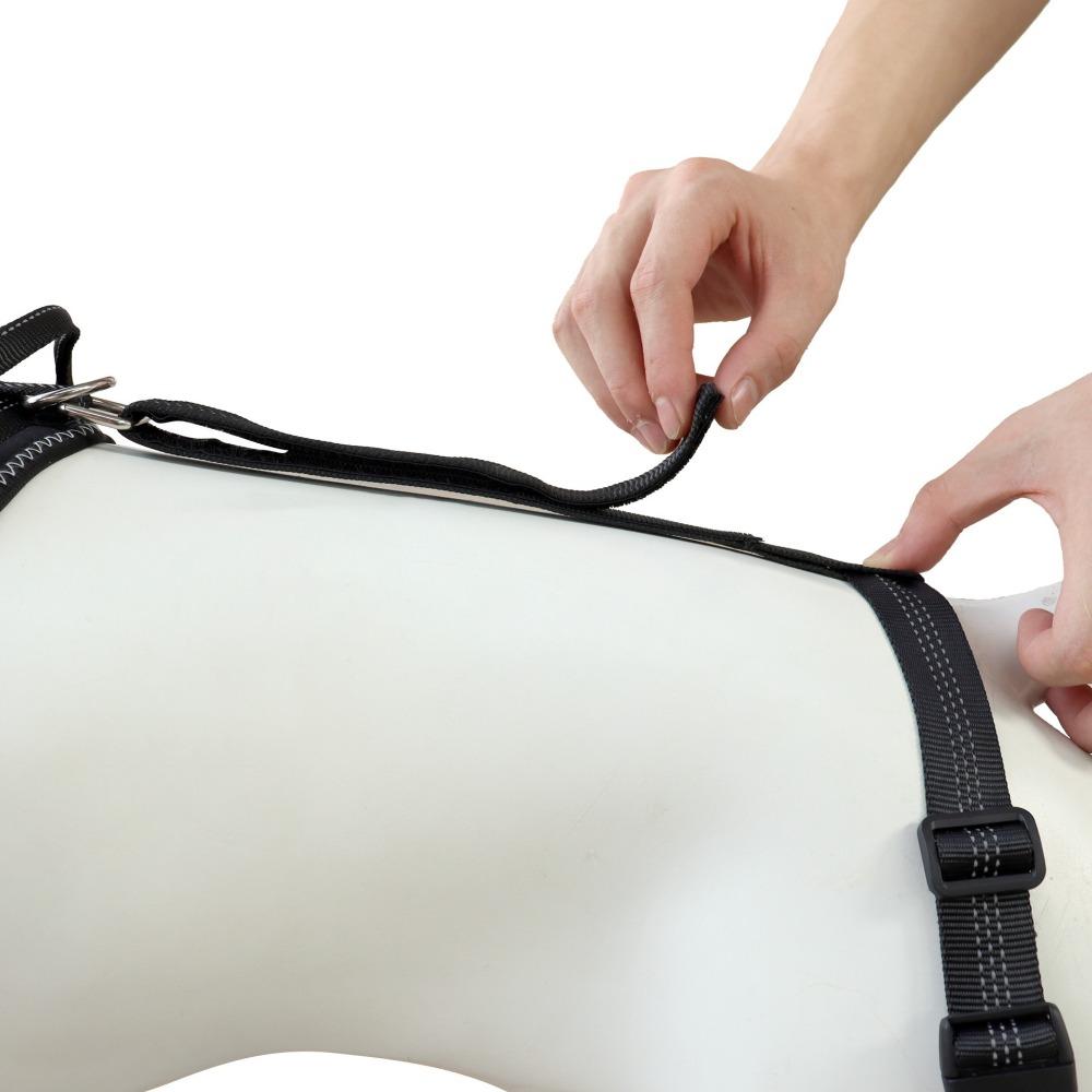 Pet Protector Dog Hindleg Double Protector Thigh Protector Postoperative Auxiliary Leg Cover Adjustable Metal Support