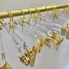 5pcs Clothes Hanger Man Women Kids Hanger Closet Clear Wardrobe Transparent Acrylic Pants Rack for Shop Store