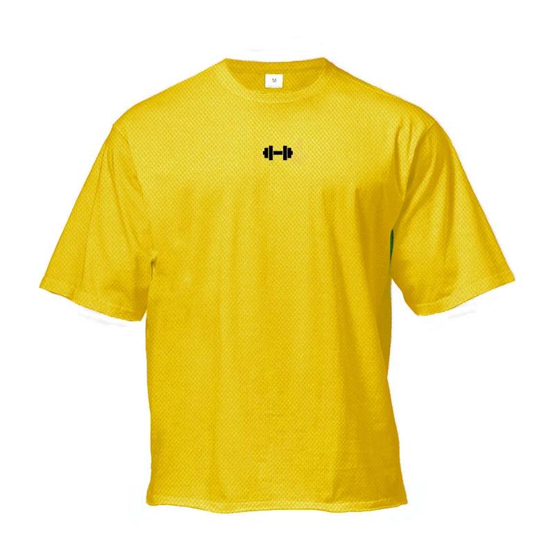 Muscleguys Men's Breathable Running Quick-drying Half Sleeve T-shirt Large Size Tops