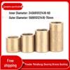 Oil-Impregnated Powder Metallurgy Copper & Brass Bearing Bushing Liner, Thin Wall, Inner Diameters: 28-60mm.