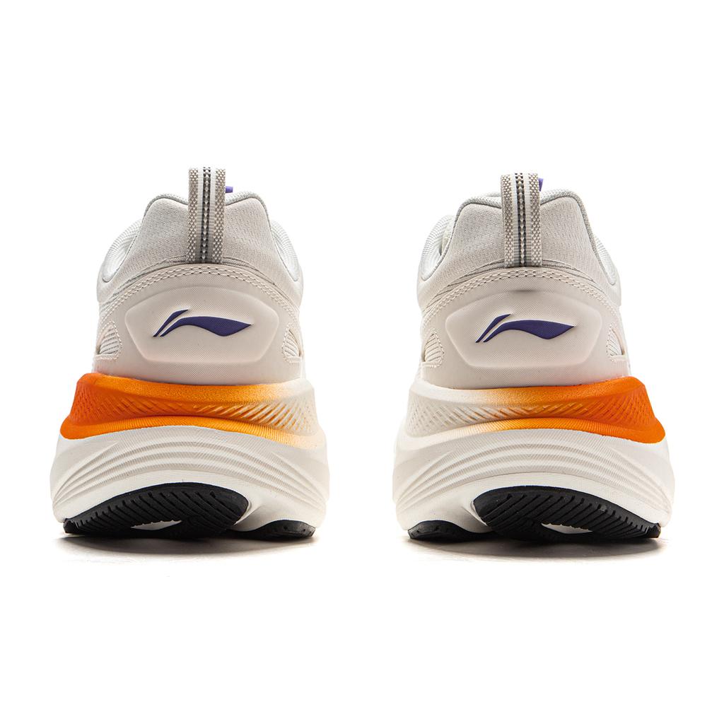New LINING Leisurely Running Shoes Men's Low Top Mist White ARSV027-2