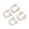 4pcs Dental Matrices Clamp Rings Dental Dam Clamp Barrier Clips Separating Rings Accessory