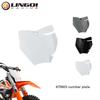 LINGQI RACING Motorcycle KT 65 Front Number Plate Plastic Dust Fender Cover For KT65 Motocross Dirt Pit Bike Accessories