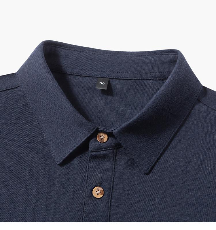Classic Cotton and Hemp Old Money Style: Summer New Fashionable, Breathable, Comfortable, High End Men's Short Sleeved Polo Shirt