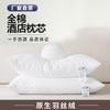 100% Cotton Pillow Core With Soft Feather-Like Fiber Fill Hypoallergenic Memory Support Neck Spine Hotel-Style Sleep