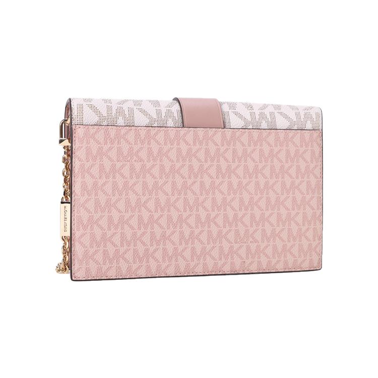 Michael Kors Kunstleder Pendler Umschlagtasche mit Klappe, Ketten Umhängetasche, Schultertasche Damen 32S0G00C6V-641
