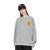 Li Ning Sports Fashion Series Loose Pullover Sweatshirt Unisex sweatshirt Floral-Gray AWDQ708-6
