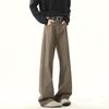 QOTRIOCK Unisex Retro Washed Loose Fit Jeans