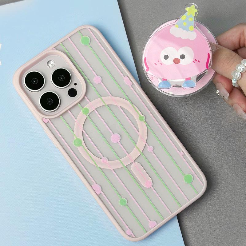 Zhitai Frosted Magnetic Phone Case for iPhone 11-14, Compatible with Magnetic Stands, Designed for iPhone 13 Pro Max, Women's Edition