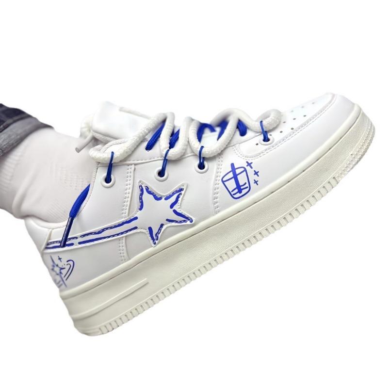 Single shoes summer new men's shoes versatile sports board shoes embroidery men's shoes casual sports breathable