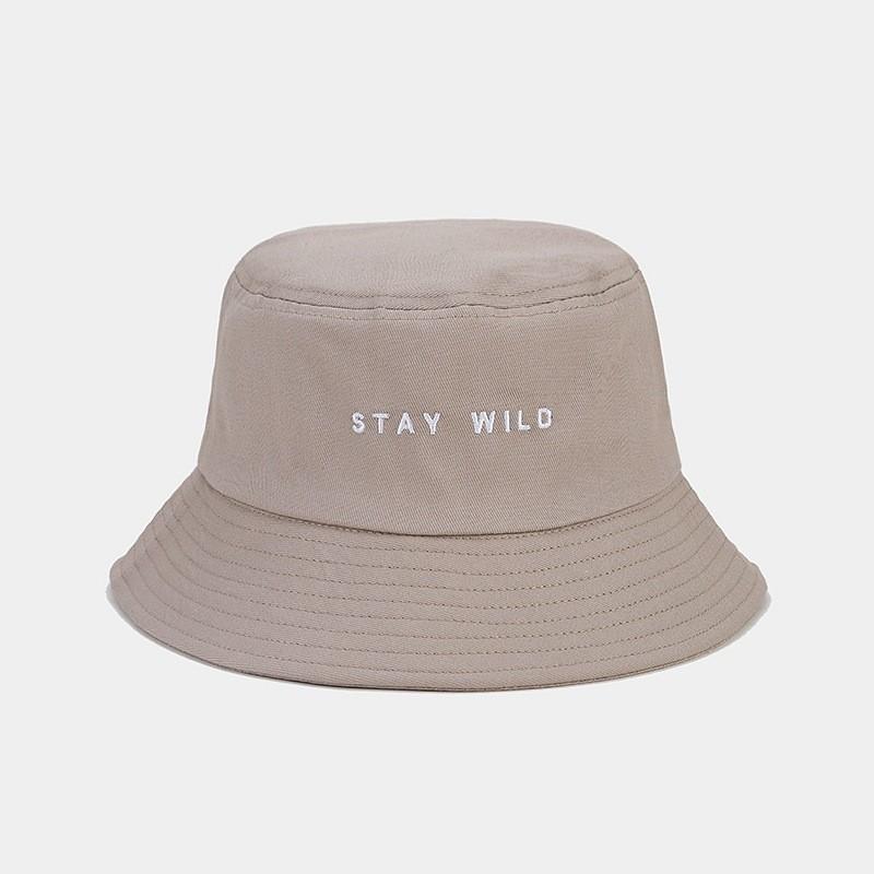 Cotton Embroidered Fisherman Hat With Sun Protection For Casual Summer Wear