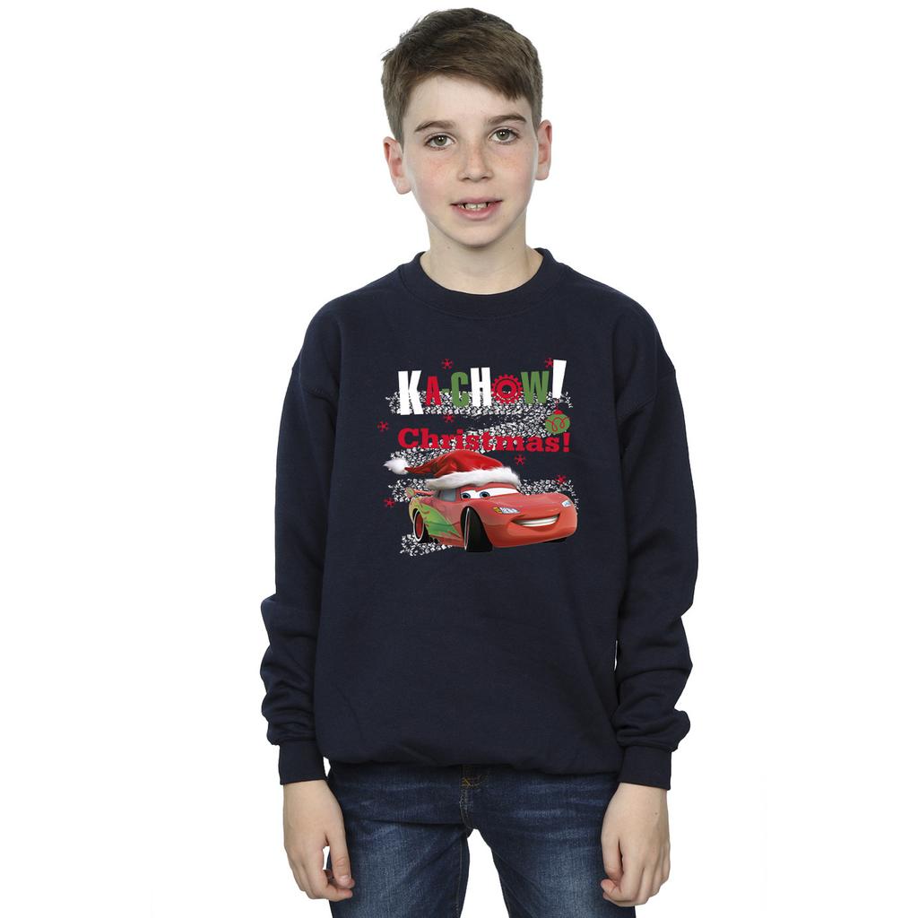 Cars Boys Kachow Christmas Sweatshirt