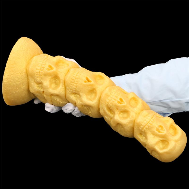 Skull Oversized Silicone Anal Plugs Dildos Alien Anal Plugs Alternative Anal Dilators Huge Masturbators