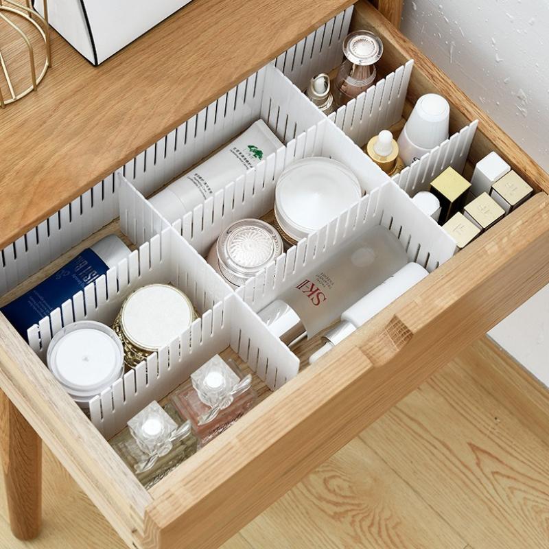 Adjustable Drawer Dividers-Free Combination Closet Organizer Boards for Underwear,Socks&Clothing, Multi-Layer Storage Separators